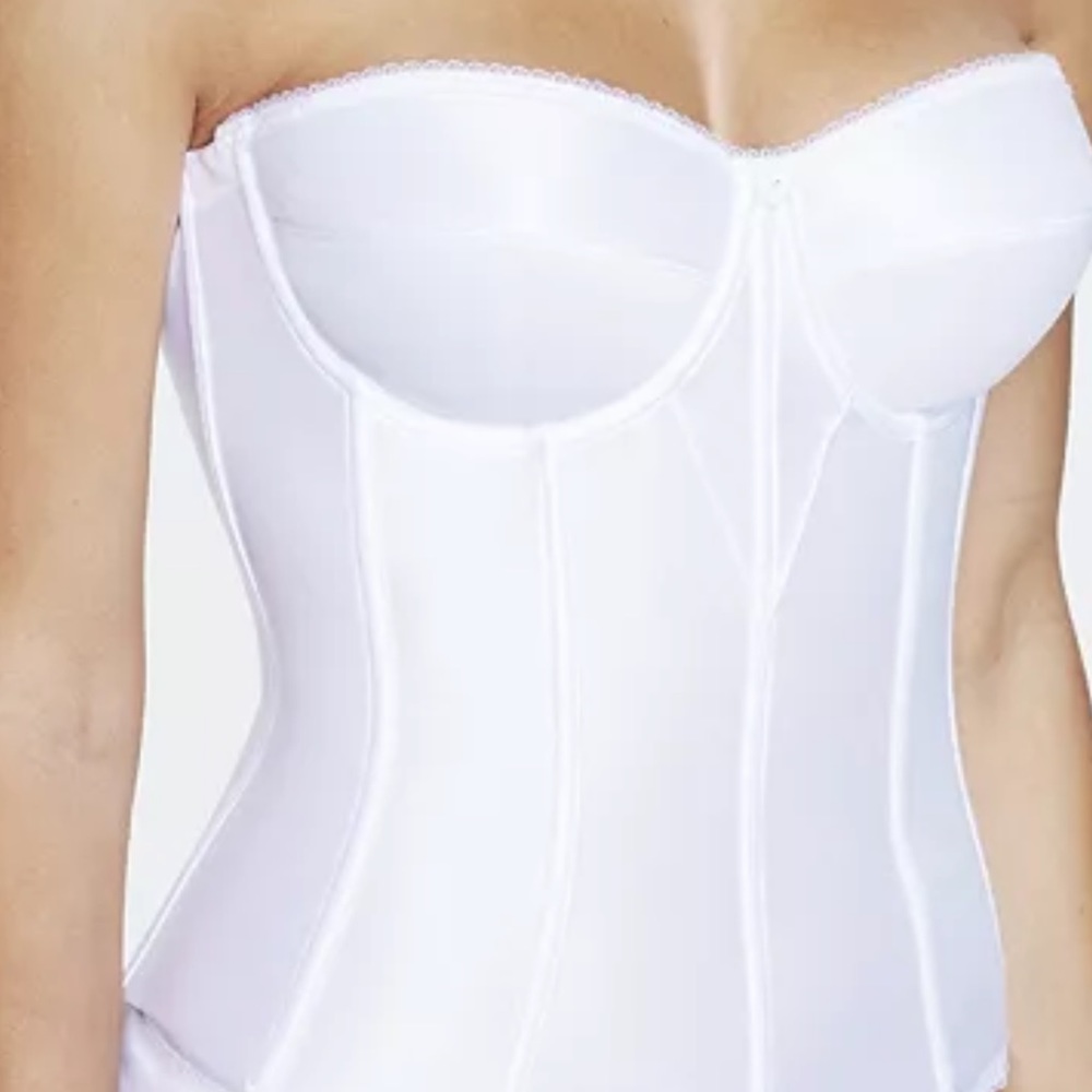 DOMINIQUE
Juliette Satin Corset Strapless Longline